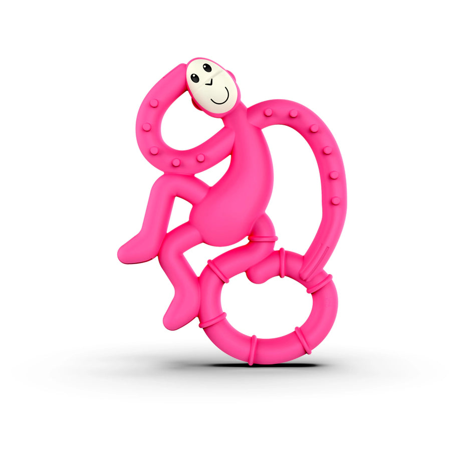 Matchstick Monkey Mini Monkey Teether (Pink) Matchstick Monkey Mini Monkey Teether (Pink)