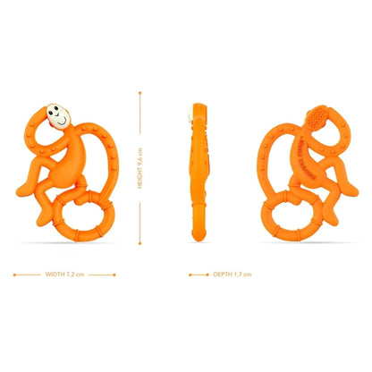 Matchstick Monkey Mini Teether (Orange)