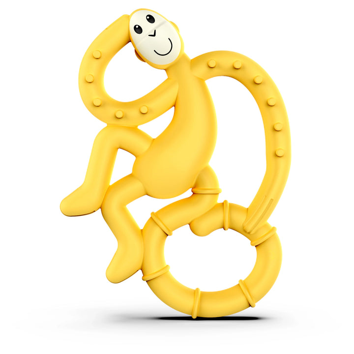 Matchstick Monkey Mini Monkey Teether (Yellow)