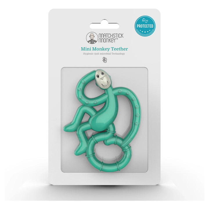 Matchstick Monkey Mini Monkey Teether (Green)