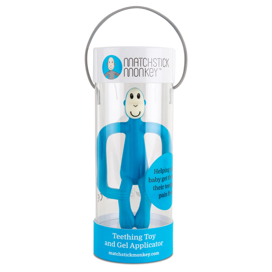 Matchstick Monkey Teething Toy (Blue)