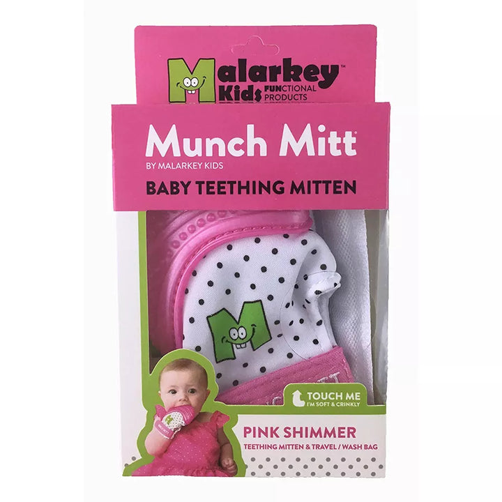 Malarkey Kids Munch Mitt Polka Dots (Pink)