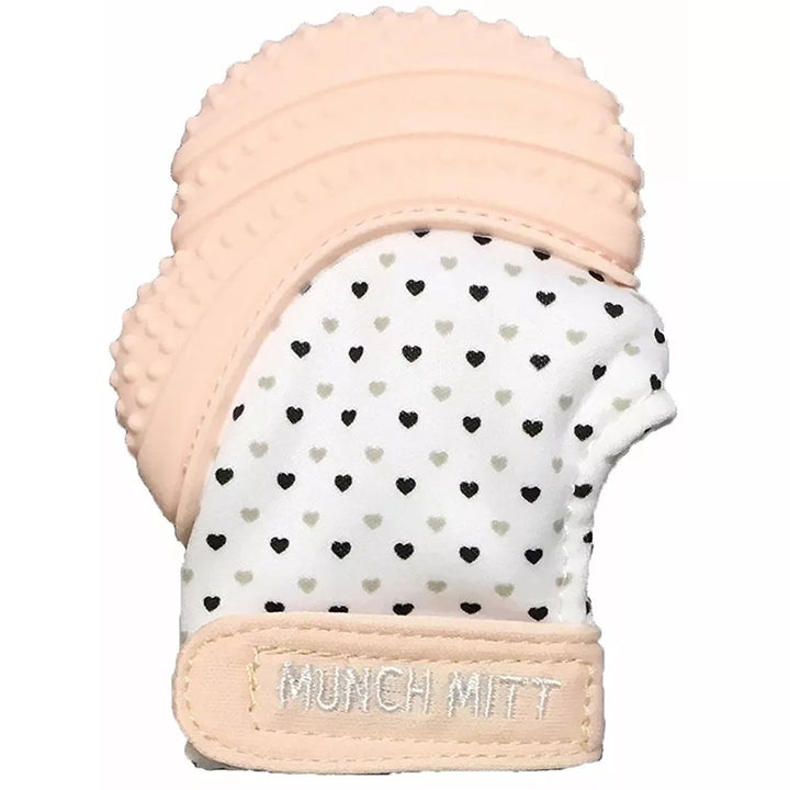 Malarkey Kids Munch Mitt Hearts (Pastel Pink)