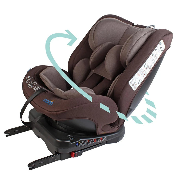 Moon Rover Car Seat Group 0+,1,2,3 (Brown)