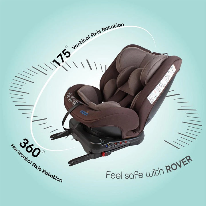 Moon Rover Car Seat Group 0+,1,2,3 (Brown)