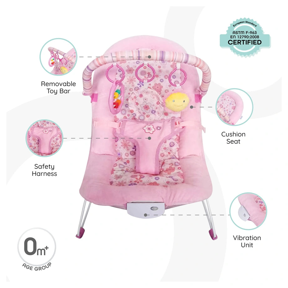 Moon Hop-Hop Baby Bouncer (Pink)