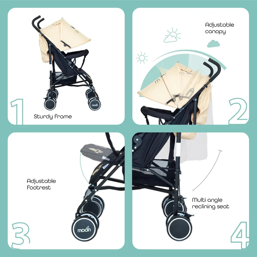 Moon Safari Stroller Character - Cat