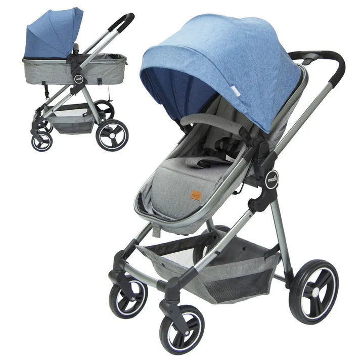 Moon Pro 2 in 1 Stroller (Blue)