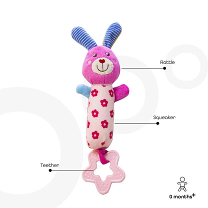 Moon Soft Rattle Toy Bunny