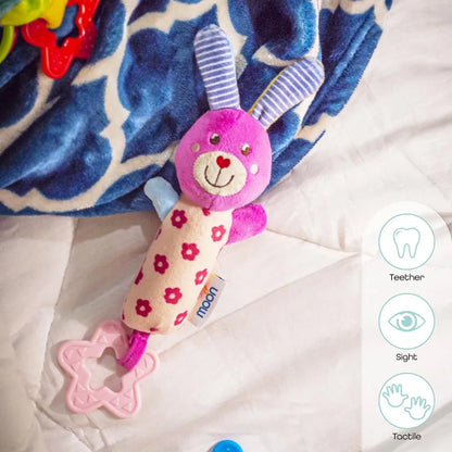 Moon Soft Rattle Toy Bunny