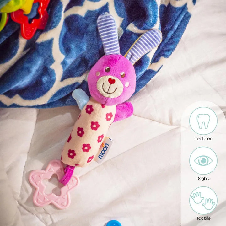 Moon Soft Rattle Toy Bunny