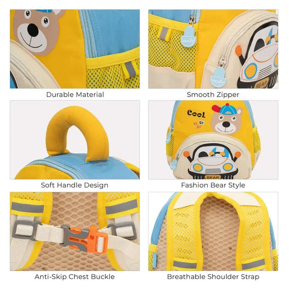 Moon Kids Backpack (Bear Yellow)