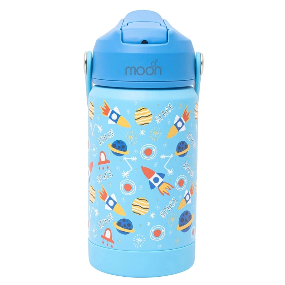 Moon Kids Insulated Water Bottle (Space Adventure)