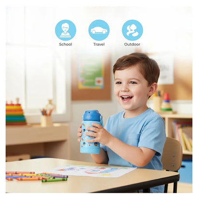 Moon Kids Insulated Water Bottle (Space Adventure)