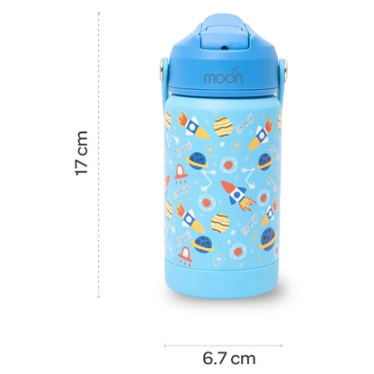 Moon Kids Insulated Water Bottle (Space Adventure)
