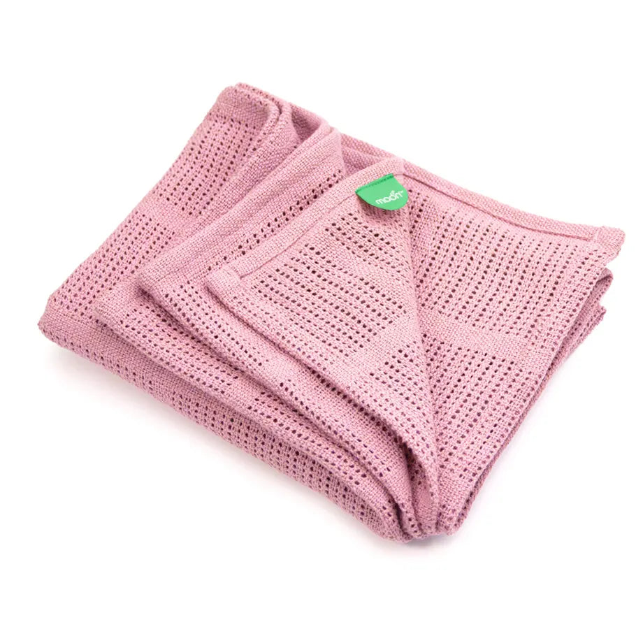 Moon Organic Cellular Blanket