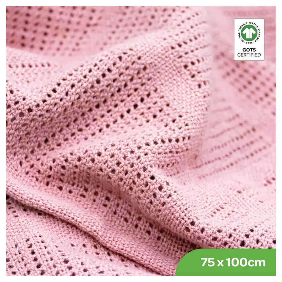 Moon Organic Cellular Blanket
