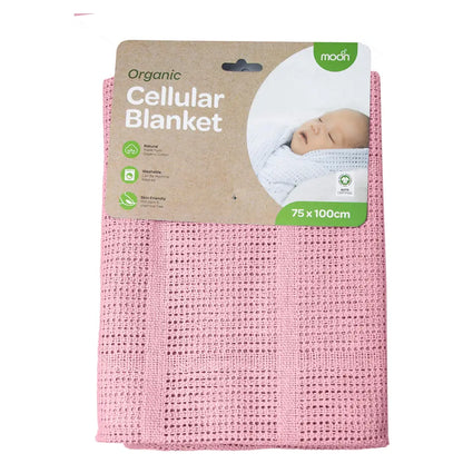 Moon Organic Cellular Blanket