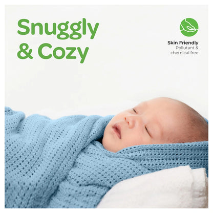 Moon Organic Cellular Blanket