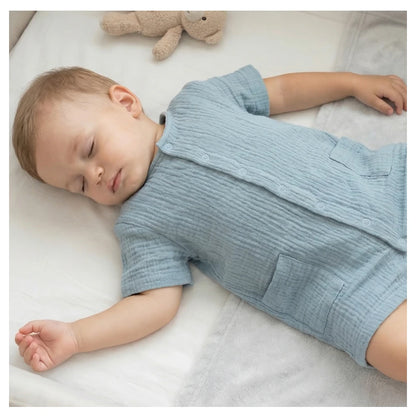 Moon Organic Crinkle Muslin Romper