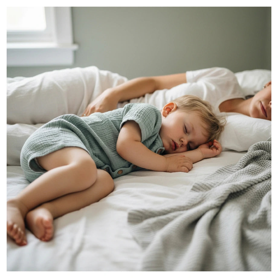 Moon Organic Crinkle Muslin Romper