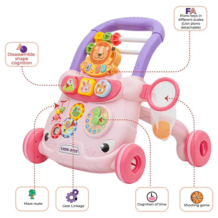 Moon Baby Push Activity Walker Weight Increase Tank Design