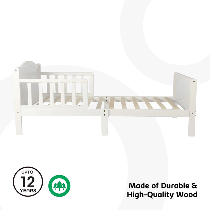 Moon Wooden Bed (White)