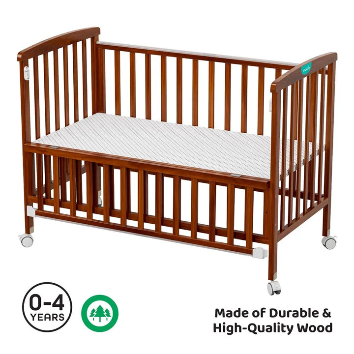 Moon Portable Crib (Light Brown)