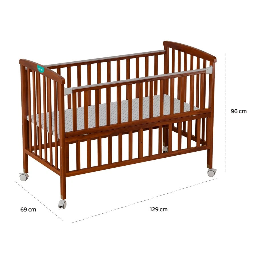 Moon Portable Crib (Light Brown)
