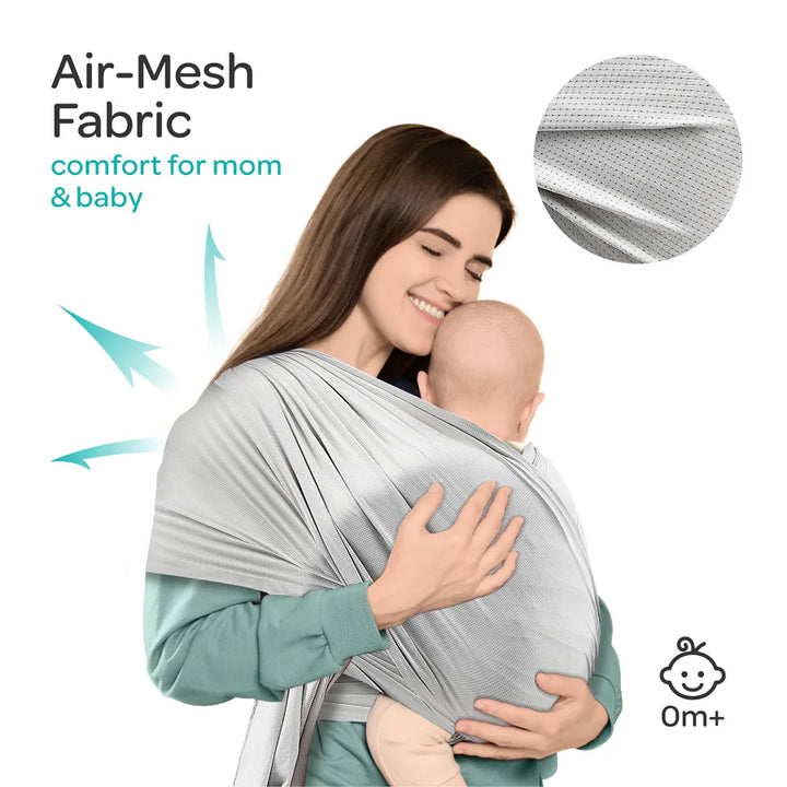 Moon KaryGo Baby Sling Carrier (Light Grey)