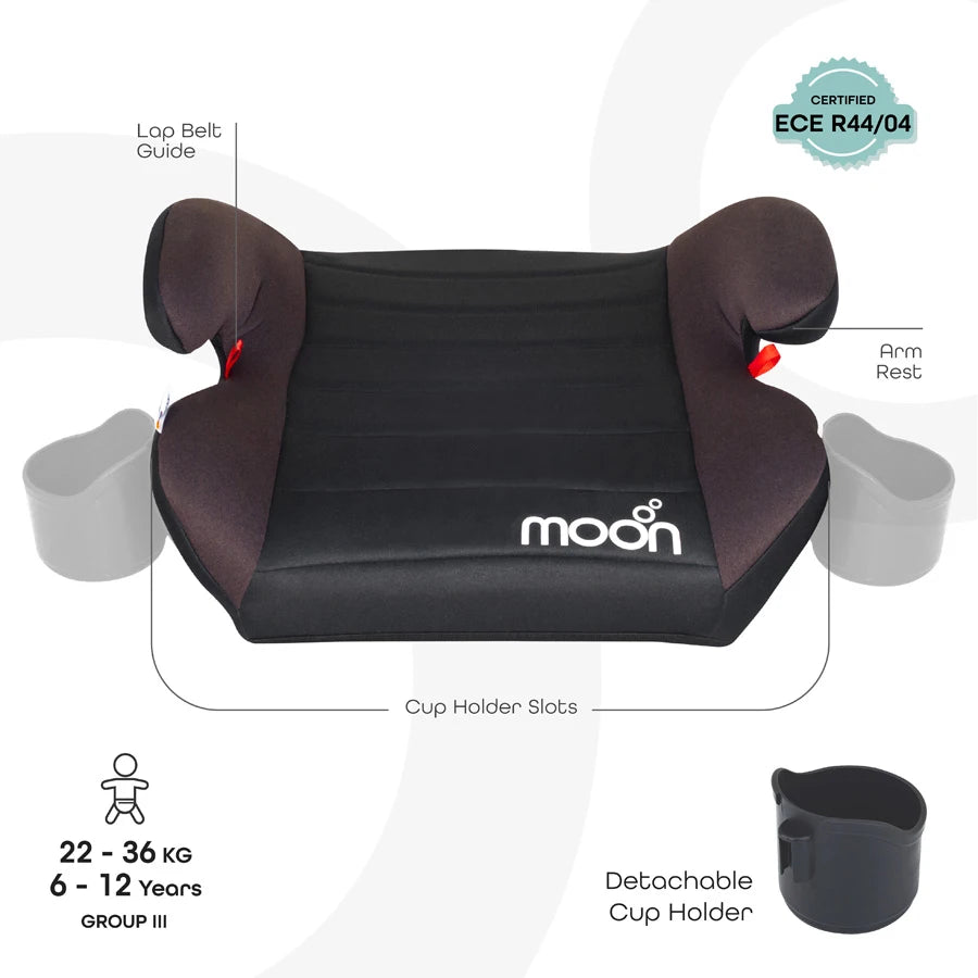 معزز القمر مع Isofix (أسود) معزز القمر مع Isofix (أسود)