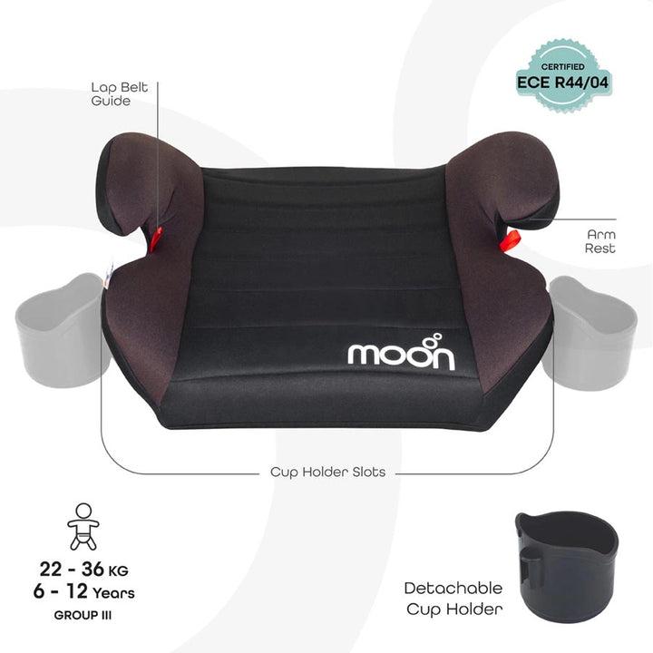 Moon Booster with Isofix (Black)