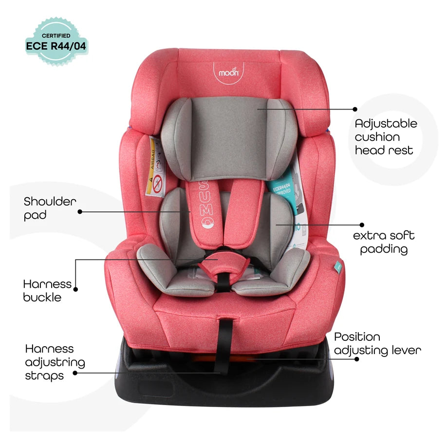 Moon Sumo Baby/Infant Car Seat (Pink)