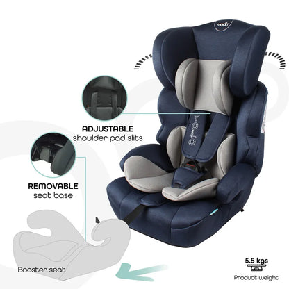 Moon Tolo Baby/Kids Car Seat Group 1,2,3 (Navy Blue)