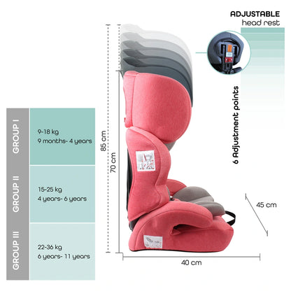Moon Tolo Car Seat (Pink)