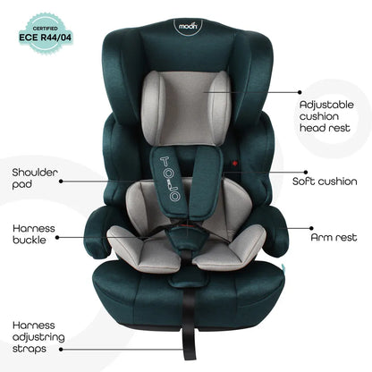 Moon Tolo Baby/Kids Car Seat Group 1,2,3 (Green)