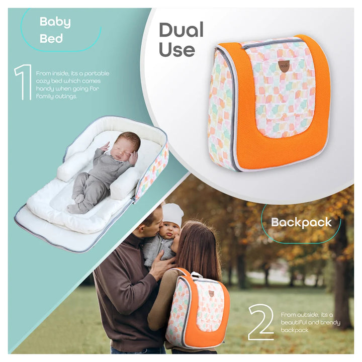 backpack travel infant bed Moon Travalo Travel Baby Bed & Backpack Animal – Halamama.com