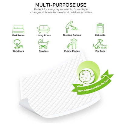 Moon Disposable Underpads Super Absorbent Leak Proof 45 x 60cm (Pack of 50)