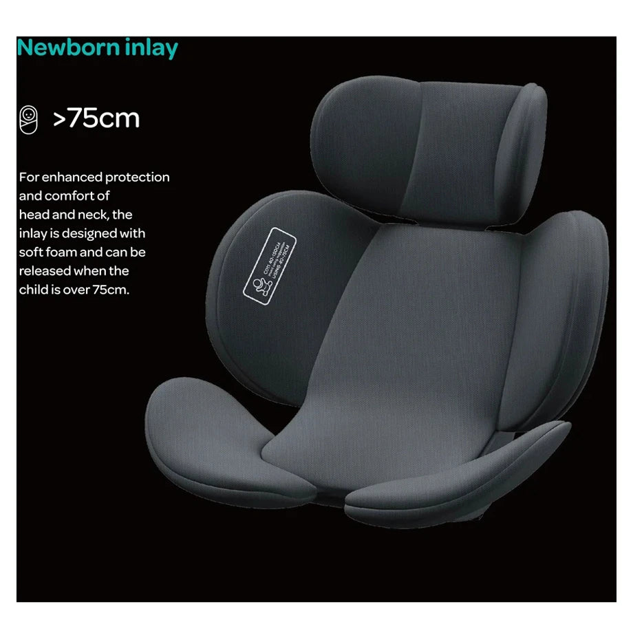 Moon Gyro Pro i-Size 360° Rotating Car Seat ISOFIX (Black)