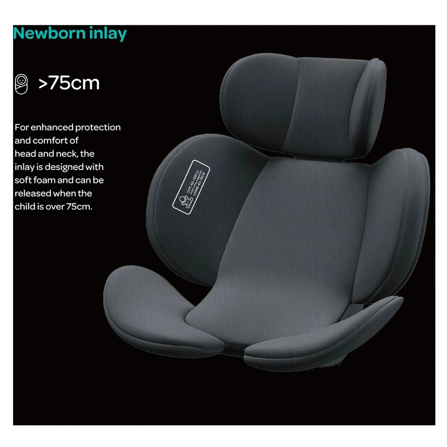 Moon Gyro Pro i-Size 360° Rotating Car Seat ISOFIX (Grey)
