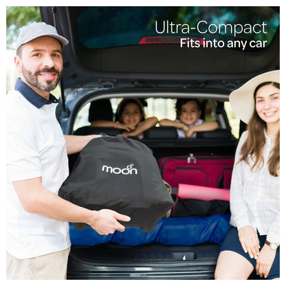 Moon Folda Go i-Size Foldable Car Seat with ISOFIX (Grey)