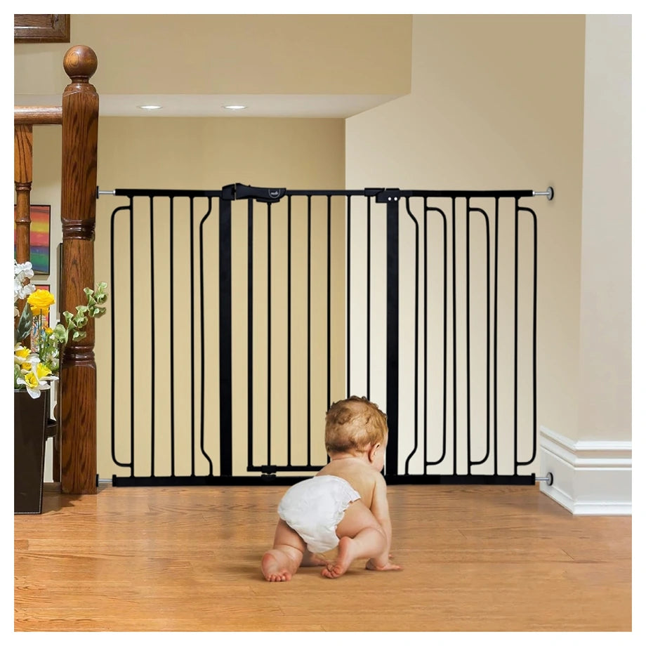 Moon Secura Baby Safety Gate Auto Lock Barrier 76–80cm (Black)