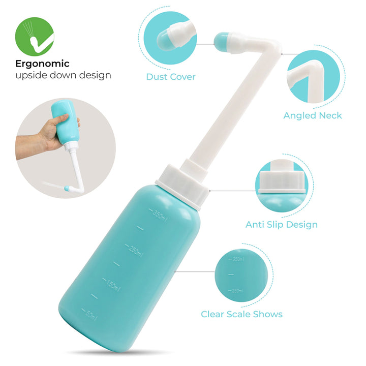 Moon Perineal Wash Bottle For Postpartum Care (Blue)