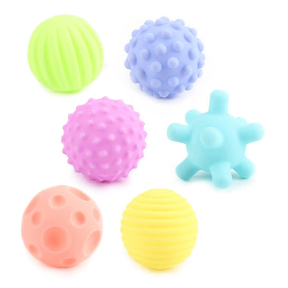 Moon Baby Sensory Textured Balls 6 Pack