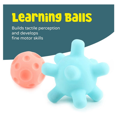 Moon Baby Sensory Textured Balls 6 Pack