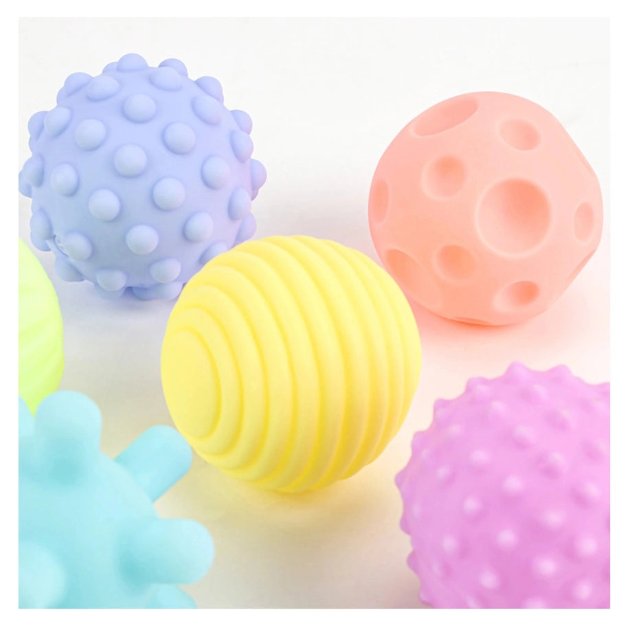 Moon Baby Sensory Textured Balls 6 Pack
