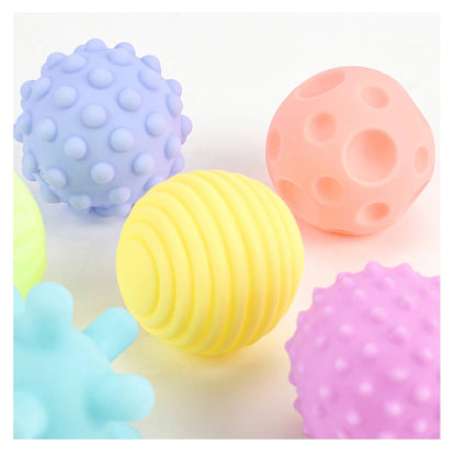 Moon Baby Sensory Textured Balls 6 Pack