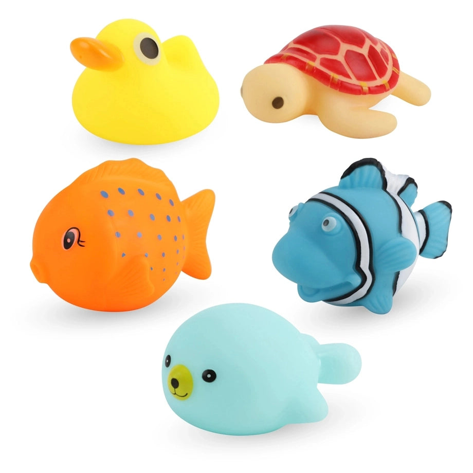 Moon Baby Bath Fish Toys 5 Pack