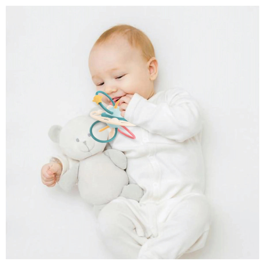 Moon Spinny Rattle & Teether Activity Ball