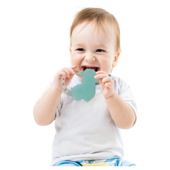 Moon Fuzzy Friends Soft Baby Rattle & Teether (Sheep)